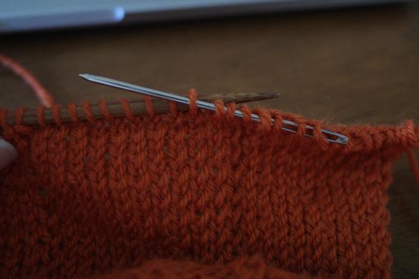 Stockinette right side