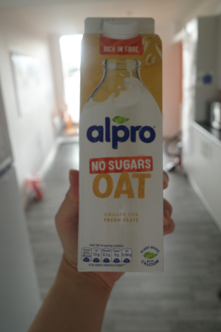 Unsweetened oat milk