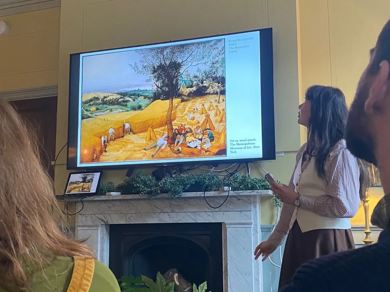 Me presenting at Land Talks